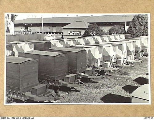 Click image for larger version

Name:	067932  3-tone camo  MOOREBANK, NSW. 1944-07-31.  Gen Sets at No. 3 Sub Depot, 5 BOD..JPG
Views:	6
Size:	226.4 KB
ID:	94250