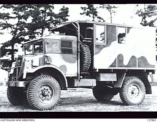 Click image for larger version

Name:	127882  TRUCKS, 3-TON, D.F. RADIO (AUSTRALIAN)..JPG
Views:	2
Size:	205.7 KB
ID:	94794