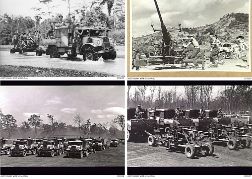 Click image for larger version

Name:	015823  1943-09-25. NEW GUINEA. ADVANCE ON LAE. A NUMBER 6 ARTILLERY TRACTOR TOWING A 40 MM BOFO.JPG
Views:	13
Size:	463.6 KB
ID:	94855