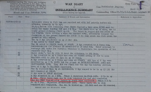 Click image for larger version

Name:	2 - WD War Diary 1944 11 23-30 - Notes.jpg
Views:	11
Size:	464.1 KB
ID:	116599