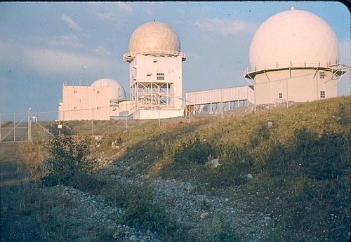 Puntzi towers 1963-64 Al Loerke, Radar Tech.jpg