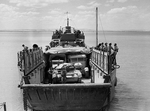 Click image for larger version

Name:	A loaded Landing Craft Tank, 1943.jpg
Views:	20
Size:	83.7 KB
ID:	78609