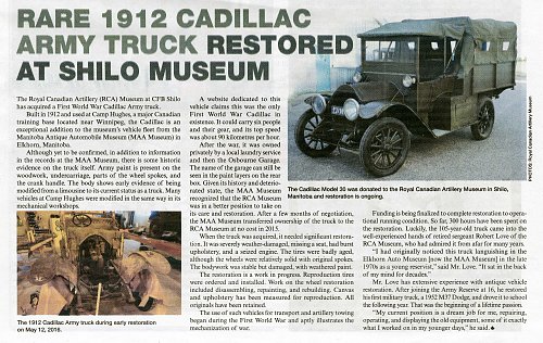 Click image for larger version

Name:	Vol. 20, No. 4 - April, 2017 - Rare 1912 Cadillac Army Truck Restored at Shilo Museum.jpg
Views:	28
Size:	243.8 KB
ID:	90313