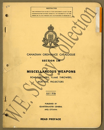 Click image for larger version

Name:	Canadian Ordnance Catalogue - Section 1M - Miscellaneous Weapons - Bomb-Throwers, Flame Throwers.jpg
Views:	2
Size:	816.4 KB
ID:	125519