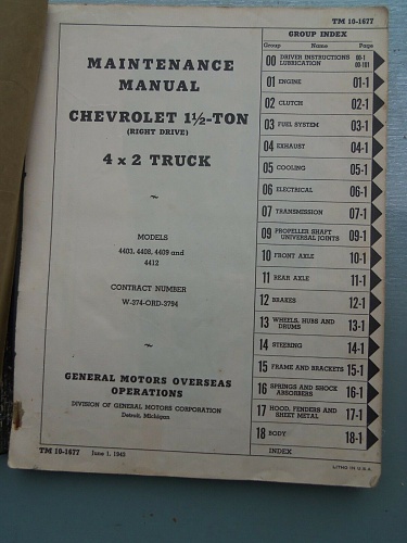 Click image for larger version

Name:	CHEVROLET 4403 4408 4409 4412 RHD 4X2 1.5 TON WORKSHOP MANUAL PRINTED 1943 2.jpg
Views:	3
Size:	201.1 KB
ID:	114035