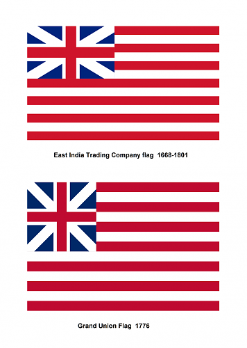 Click image for larger version

Name:	East India Trading Company flag  1668-1801 cf. Grand Union Flag 1776.png
Views:	1
Size:	34.1 KB
ID:	111883