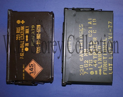 Click image for larger version

Name:	Compasison - M19A1 and H84 Mk I Ammunition Boxes - Stencilled markings [1] copy.jpg
Views:	1
Size:	518.0 KB
ID:	125499