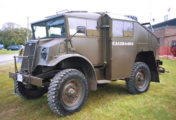 A Restored Chev Field Artillery tractor